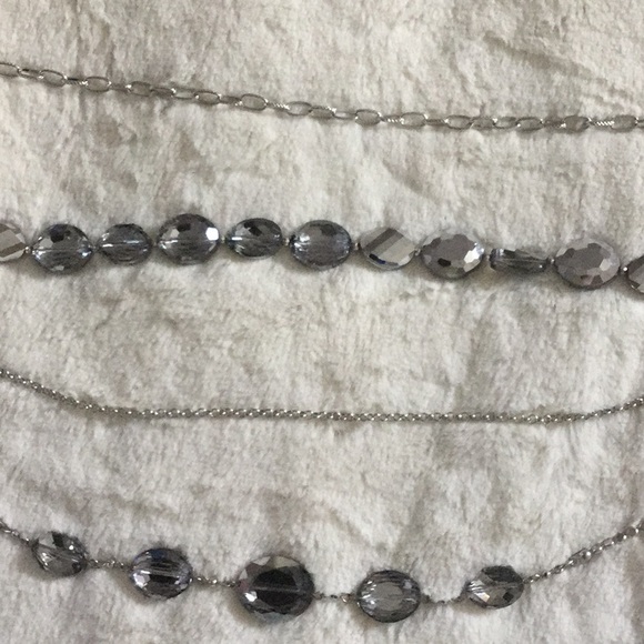 WhiteHouse blackmarket 4 strand statement necklace - Picture 2 of 4